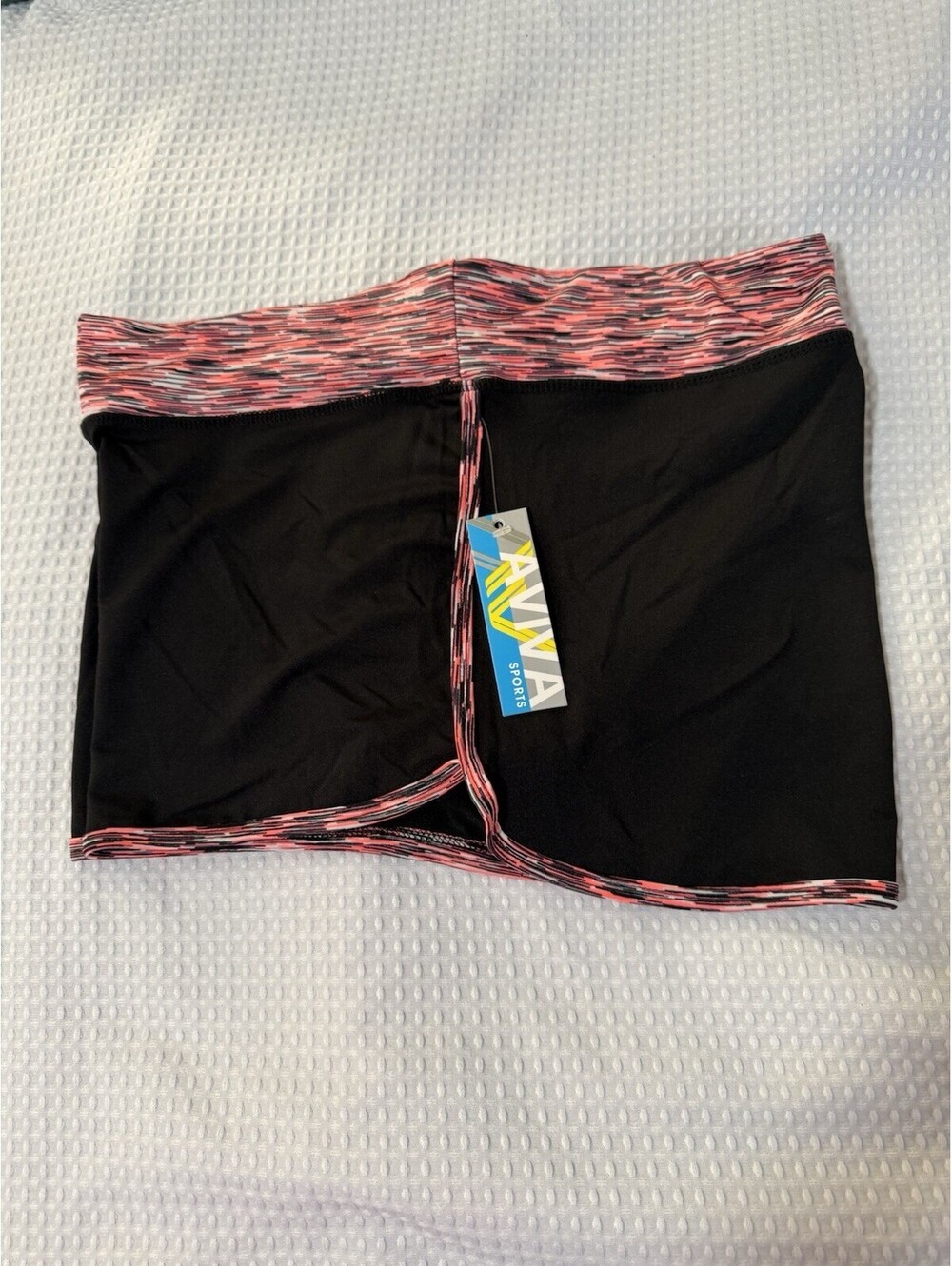 🩷 AVIVA Black Pink / Coral  Workout Fitness Shorts New With Tag XL Extra Large